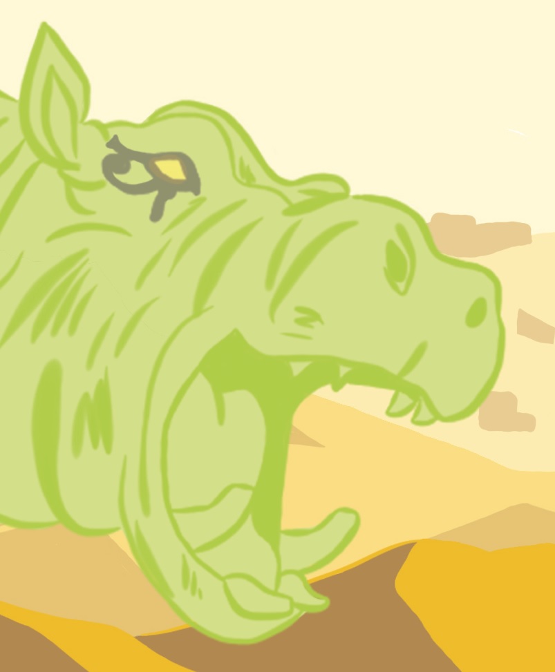 تفصيل من غلاف والنمور لحجرتى